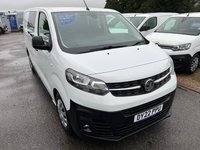 USED 2022 22 VAUXHALL VIVARO 2.0 Turbo D 3100 Dynamic Crew Van L2 H1 Euro 6 (s/s) 6dr SERVICED @ 16 38 59 71 k