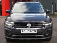 USED 2021 71 VOLKSWAGEN TIGUAN 1.5 TSI Life 5d 150 S/S SAT NAV, WIRELESS APP CONNECT FOR APPLE CARPLAY / ANDROID AUTO, LANE ASSIST, ADAPTIVE CRUISE CONTROL & SPEED LIMITER, DAB RADIO, BLUETOOTH, FRONT & REAR PARKING SENSORS, AUTO LIGHTS & WIPERS, AUTO HOLD, ELECTRIC HEATED DOOR MIRRORS, 18 INCH ALLOYS, BLACK ROOF RAILS, LEATHER FLAT BOTTOM MULTIFUNCTION STEERING WHEEL, 3  ZONE CLIMATE CONTROL A/C, ILLUMINATING VANITY MIRRORS, CLOTH INTERIOR, FRONT & REAR ARM RESTS, 1 OWNER, SERVICE HISTORY, MANUAL 6 SPEED GEARBOX, START STOP TECHNOLOGY