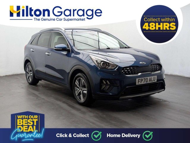USED 2021 70 KIA NIRO 1.6 GDi 2 SUV 5dr Petrol Hybrid DCT Euro 6 (s/s) (139 bhp) BLUETOOTH+LANE FOLLOW ASSIST CLICK & COLLECT/HOME DELIVERY