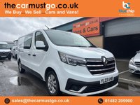 USED 2023 23 RENAULT TRAFIC 2.0 dCi Blue LL30 Extra Crew Van Double Cab 6dr Diesel Manual L2 H1 Euro 6 (s/s) (150 ps) We Supply Cars and Vans all over the Uk, with over 20 years experience, and 5 star Google reviews, we have an ever changing stock profile ! We now offer selected cars and vans for a limited time only at a price to go ! Each and every vehicle will have a mechanical check prior to collection and at least 6 months mot. We are based 5 minutes away from Hull train station just of the A63 on Rugby Street in Hull. Simply get in touch or call and see us for more information. Thank youWe are pleased to o