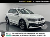 USED 2017 67 VOLKSWAGEN TIGUAN 2.0 TDI R-Line SUV 5dr Diesel DSG Euro 6 (s/s) (150 ps) HUGE SPEC VOLKSWAGEN TIGUAN 2.0 TDI R-LINE FINISHED IN PURE WHITE OF THE HIGHEST QUALITY + SERVICE HISTORY + SLIDING GLASS PANORAMIC ROOF + HEATED FRONT SEATS + DIGITAL DASH + SATELLITE NAVIGATION + REVERSE CAMERA WITH PARK ASSIST + 20IN ALLOY WHEELS + HALF LEATHER INTERIOR + FRONT & REAR PARKING SENSORS + LED HEADLIGHTS + SPORTS SUSPENSION + KEYLESS ENTRY WITH ELECTRIC BOOT + PRIVACY GLASS + DUAL CLIMATE CONTROL + AIR CONDITIONING + BLUETOOTH CONNECTIVITY + IN CAR ENTERTAINMENT