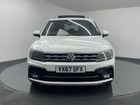 USED 2017 67 VOLKSWAGEN TIGUAN 2.0 TDI R-Line SUV 5dr Diesel DSG Euro 6 (s/s) (150 ps) HUGE SPEC VOLKSWAGEN TIGUAN 2.0 TDI R-LINE FINISHED IN PURE WHITE OF THE HIGHEST QUALITY + SERVICE HISTORY + SLIDING GLASS PANORAMIC ROOF + HEATED FRONT SEATS + DIGITAL DASH + SATELLITE NAVIGATION + REVERSE CAMERA WITH PARK ASSIST + 20IN ALLOY WHEELS + HALF LEATHER INTERIOR + FRONT & REAR PARKING SENSORS + LED HEADLIGHTS + SPORTS SUSPENSION + KEYLESS ENTRY WITH ELECTRIC BOOT + PRIVACY GLASS + DUAL CLIMATE CONTROL + AIR CONDITIONING + BLUETOOTH CONNECTIVITY + IN CAR ENTERTAINMENT