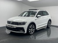 USED 2017 67 VOLKSWAGEN TIGUAN 2.0 TDI R-Line SUV 5dr Diesel DSG Euro 6 (s/s) (150 ps) HUGE SPEC VOLKSWAGEN TIGUAN 2.0 TDI R-LINE FINISHED IN PURE WHITE OF THE HIGHEST QUALITY + SERVICE HISTORY + SLIDING GLASS PANORAMIC ROOF + HEATED FRONT SEATS + DIGITAL DASH + SATELLITE NAVIGATION + REVERSE CAMERA WITH PARK ASSIST + 20IN ALLOY WHEELS + HALF LEATHER INTERIOR + FRONT & REAR PARKING SENSORS + LED HEADLIGHTS + SPORTS SUSPENSION + KEYLESS ENTRY WITH ELECTRIC BOOT + PRIVACY GLASS + DUAL CLIMATE CONTROL + AIR CONDITIONING + BLUETOOTH CONNECTIVITY + IN CAR ENTERTAINMENT