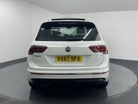 USED 2017 67 VOLKSWAGEN TIGUAN 2.0 TDI R-Line SUV 5dr Diesel DSG Euro 6 (s/s) (150 ps) HUGE SPEC VOLKSWAGEN TIGUAN 2.0 TDI R-LINE FINISHED IN PURE WHITE OF THE HIGHEST QUALITY + SERVICE HISTORY + SLIDING GLASS PANORAMIC ROOF + HEATED FRONT SEATS + DIGITAL DASH + SATELLITE NAVIGATION + REVERSE CAMERA WITH PARK ASSIST + 20IN ALLOY WHEELS + HALF LEATHER INTERIOR + FRONT & REAR PARKING SENSORS + LED HEADLIGHTS + SPORTS SUSPENSION + KEYLESS ENTRY WITH ELECTRIC BOOT + PRIVACY GLASS + DUAL CLIMATE CONTROL + AIR CONDITIONING + BLUETOOTH CONNECTIVITY + IN CAR ENTERTAINMENT