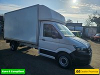 USED 2020 70 VOLKSWAGEN CRAFTER 2.0 TDI Luton, 57,700 miles, FSH, 2 owner, ULEZ Euro 6, 6-Speed Manual, Bluetooth Connectivity, Electric Taillift. +VAT @20%. Boasting exceptionally low mileage for its 2020 registration, this Volkswagen Crafter presents a compelling proposition.  This TDI CR35 Startline RWD LWB Euro 6 (s/s) 2dr model is equipped with a robust 2.0 litre diesel engine delivering a healthy 138 bhp, all while adhering to Euro 6 emissions standards and highlighting its low CO2 output.  For your peace of mind, it comes with a 3 month warranty and a full 12 months MOT will be provided upon purchase.  The interior features the Composition Aud