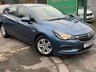 USED 2016 16 VAUXHALL ASTRA 1.6 CDTi BlueInjection Tech Line Euro 6 (s/s) 5dr GREAT SERVICE HISTORY