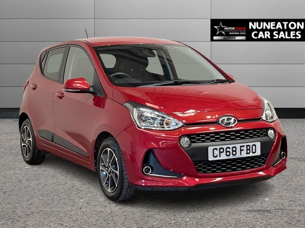 USED 2018 68 HYUNDAI I10 1.2 Premium Hatchback 5dr Petrol Manual Euro 6 (87 ps) APPLE CAR PLAY AND ANDROID AUTO