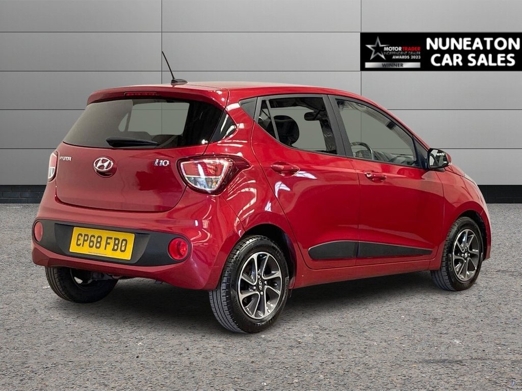USED 2018 68 HYUNDAI I10 1.2 Premium Hatchback 5dr Petrol Manual Euro 6 (87 ps) APPLE CAR PLAY AND ANDROID AUTO