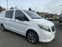 USED 2015 15 MERCEDES-BENZ VITO 2.1 114 CDI BlueTEC Crew Van Double Cab 5dr Diesel Manual RWD L1 Euro 6 (136 ps)  FRESH SERVICE INCLUDED !!!!