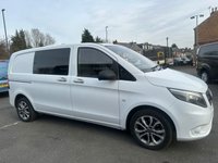USED 2015 15 MERCEDES-BENZ VITO 2.1 114 CDI BlueTEC Crew Van Double Cab 5dr Diesel Manual RWD L1 Euro 6 (136 ps)  FRESH SERVICE INCLUDED !!!!
