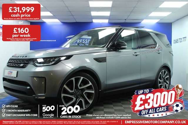 View our Land Rover Discovery 3.0 SD V6 HSE Luxury SUV 5dr Diesel Auto 4WD Euro 6 (s/s) (306 ps)