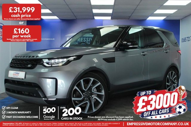 View our Land Rover Discovery 3.0 SD V6 HSE Luxury SUV 5dr Diesel Auto 4WD Euro 6 (s/s) (306 ps)