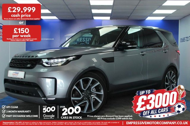View our Land Rover Discovery range