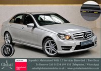USED 2013 63 MERCEDES-BENZ C-CLASS 2.1 C220 CDI AMG Sport Saloon 4dr Diesel G-Tronic+ Euro 5 (s/s) (170 ps) 12 SERVICES | SUPER HISTORY