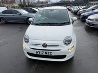 USED 2017 17 FIAT 500 1.2 Eco Petrol, Pop Star, Hatchback, 3 Door, Manual, Euro 6,  FULL 12 MONTH MOT WITH EVERY CAR