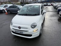 USED 2017 17 FIAT 500 1.2 Eco Petrol, Pop Star, Hatchback, 3 Door, Manual, Euro 6,  FULL 12 MONTH MOT WITH EVERY CAR