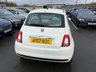 USED 2017 17 FIAT 500 1.2 Eco Petrol, Pop Star, Hatchback, 3 Door, Manual, Euro 6,  FULL 12 MONTH MOT WITH EVERY CAR