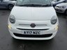 USED 2017 17 FIAT 500 1.2 Eco Petrol, Pop Star, Hatchback, 3 Door, Manual, Euro 6,  FULL 12 MONTH MOT WITH EVERY CAR