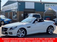USED 2012 62 MERCEDES-BENZ SLK 2.1 SLK250 CDI BlueEfficiency AMG Sport Convertible Calcite White Diesel G-Tronic+ Euro 5 (s/s) (204 ps) Summer Fun in this Stunning Mercedes SLK with only 48044 miles GSH FULL LEATHER + much more