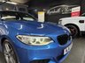USED 2016 16 BMW 2 SERIES 1.5 218i M Sport Coupe 2dr Petrol Auto Euro 6 (s/s) (136 ps) 2016 BMW 218I M SPORT AUTO - ESTRIL BLUE - 6 SERVICES TO 63K MILES - M SPORT SPOILER - M SPORT BRAKING - SAT NAV - HALF ALCANTARA SEATS - REAR PDC