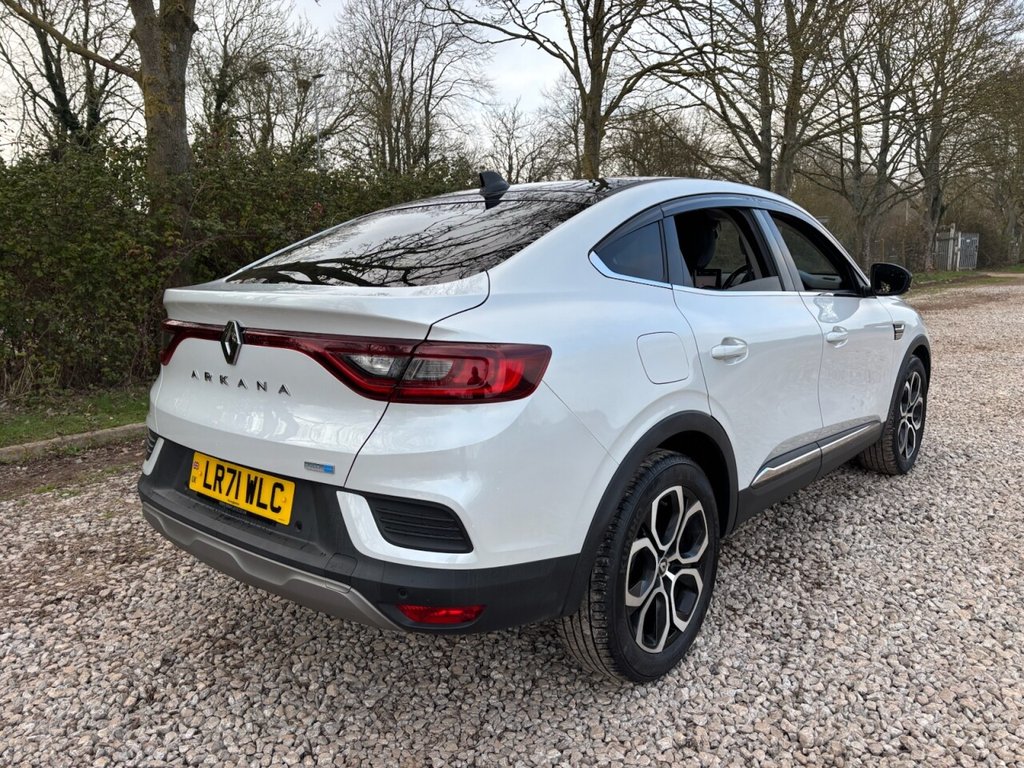 USED 2021 71 RENAULT ARKANA 1.6 E-TECH S Edition SUV 5dr Petrol Hybrid Auto 2WD Euro 6 (s/s) (145 bhp) &pound;ZERO DEPOSIT FINANCE