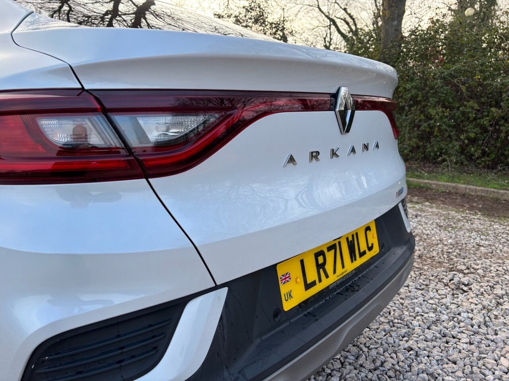 USED 2021 71 RENAULT ARKANA 1.6 E-TECH S Edition SUV 5dr Petrol Hybrid Auto 2WD Euro 6 (s/s) (145 bhp) &pound;ZERO DEPOSIT FINANCE