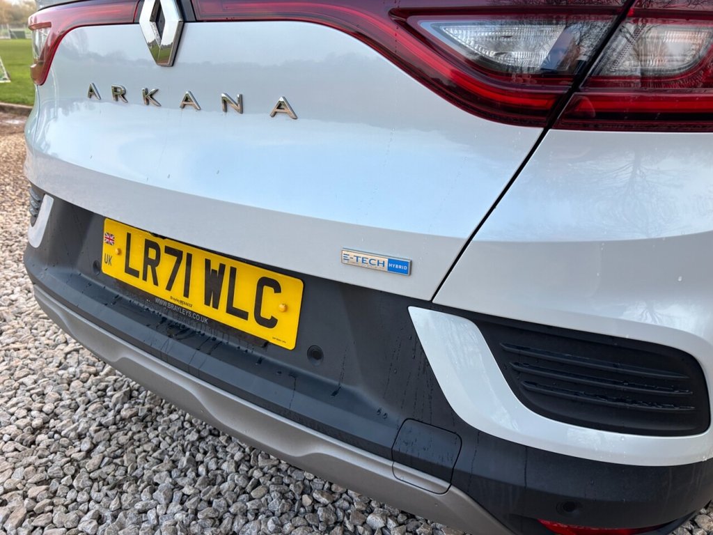 USED 2021 71 RENAULT ARKANA 1.6 E-TECH S Edition SUV 5dr Petrol Hybrid Auto 2WD Euro 6 (s/s) (145 bhp) &pound;ZERO DEPOSIT FINANCE