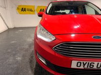 USED 2016 16 FORD C-MAX 1.0T EcoBoost Titanium MPV 5dr Petrol Manual Euro 6 (s/s) (125 ps) &pound;35 Road Tax-Great Economy-Sat Nav