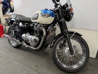 USED 2017 17 TRIUMPH BONNEVILLE T100 900 Roadster/Retro Petrol Manual Euro 4 (56 ps) STUNNING BONNIE!!!