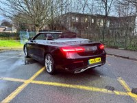 USED 2019 19 MERCEDES-BENZ E-CLASS 2.0 E220d AMG Line Cabriolet 2dr Diesel G-Tronic+ Euro 6 (s/s) (194 ps) 360 Surround Camera, CarPlay