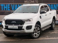 USED 2019 69 FORD RANGER 2.0 ECOBLUE WILDTRAK PICKUP DOUBLE CAB 4DR DIESEL AUTO 4WD EURO 6 (S/S) (213 PS) NAV NO VAT - VERY LOW MILEAGE - FULL SERVICE HISTORY - JUST BEEN SERVICED  - 2 KEYS - HPI CHECK ALL CLEAR  - ULEZ / LEZ / CAZ COMPLIANT - STUNNING METALLIC WHITE PAINTWORK - WILDTRACK BODY STYLING - SAT NAV - CAR PLAY - ANDRIOD AUTO - REVERSE CAMERA - LEATHERS INTERIOR - CRUISE CONTROL - BI XENON HEADLIGHTS - ROLLER SHUTTER - HEATED MIRROR -  FINANCE AVAILABLE - ZERO DEPOSIT OFFERS - ALL VANS/CARS WELCOME IN PART-EXCHANGE, ANY AGE, ANY MILEAGE, ANY CONDITION