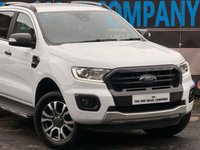 USED 2019 69 FORD RANGER 2.0 ECOBLUE WILDTRAK PICKUP DOUBLE CAB 4DR DIESEL AUTO 4WD EURO 6 (S/S) (213 PS) NAV NO VAT - VERY LOW MILEAGE - FULL SERVICE HISTORY - JUST BEEN SERVICED  - 2 KEYS - HPI CHECK ALL CLEAR  - ULEZ / LEZ / CAZ COMPLIANT - STUNNING METALLIC WHITE PAINTWORK - WILDTRACK BODY STYLING - SAT NAV - CAR PLAY - ANDRIOD AUTO - REVERSE CAMERA - LEATHERS INTERIOR - CRUISE CONTROL - BI XENON HEADLIGHTS - ROLLER SHUTTER - HEATED MIRROR -  FINANCE AVAILABLE - ZERO DEPOSIT OFFERS - ALL VANS/CARS WELCOME IN PART-EXCHANGE, ANY AGE, ANY MILEAGE, ANY CONDITION
