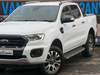 USED 2019 69 FORD RANGER 2.0 ECOBLUE WILDTRAK PICKUP DOUBLE CAB 4DR DIESEL AUTO 4WD EURO 6 (S/S) (213 PS) NAV NO VAT - VERY LOW MILEAGE - FULL SERVICE HISTORY - JUST BEEN SERVICED  - 2 KEYS - HPI CHECK ALL CLEAR  - ULEZ / LEZ / CAZ COMPLIANT - STUNNING METALLIC WHITE PAINTWORK - WILDTRACK BODY STYLING - SAT NAV - CAR PLAY - ANDRIOD AUTO - REVERSE CAMERA - LEATHERS INTERIOR - CRUISE CONTROL - BI XENON HEADLIGHTS - ROLLER SHUTTER - HEATED MIRROR -  FINANCE AVAILABLE - ZERO DEPOSIT OFFERS - ALL VANS/CARS WELCOME IN PART-EXCHANGE, ANY AGE, ANY MILEAGE, ANY CONDITION