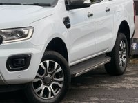 USED 2019 69 FORD RANGER 2.0 ECOBLUE WILDTRAK PICKUP DOUBLE CAB 4DR DIESEL AUTO 4WD EURO 6 (S/S) (213 PS) NAV NO VAT - VERY LOW MILEAGE - FULL SERVICE HISTORY - JUST BEEN SERVICED  - 2 KEYS - HPI CHECK ALL CLEAR  - ULEZ / LEZ / CAZ COMPLIANT - STUNNING METALLIC WHITE PAINTWORK - WILDTRACK BODY STYLING - SAT NAV - CAR PLAY - ANDRIOD AUTO - REVERSE CAMERA - LEATHERS INTERIOR - CRUISE CONTROL - BI XENON HEADLIGHTS - ROLLER SHUTTER - HEATED MIRROR -  FINANCE AVAILABLE - ZERO DEPOSIT OFFERS - ALL VANS/CARS WELCOME IN PART-EXCHANGE, ANY AGE, ANY MILEAGE, ANY CONDITION