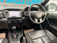 USED 2019 69 FORD RANGER 2.0 ECOBLUE WILDTRAK PICKUP DOUBLE CAB 4DR DIESEL AUTO 4WD EURO 6 (S/S) (213 PS) NAV NO VAT - VERY LOW MILEAGE - FULL SERVICE HISTORY - JUST BEEN SERVICED  - 2 KEYS - HPI CHECK ALL CLEAR  - ULEZ / LEZ / CAZ COMPLIANT - STUNNING METALLIC WHITE PAINTWORK - WILDTRACK BODY STYLING - SAT NAV - CAR PLAY - ANDRIOD AUTO - REVERSE CAMERA - LEATHERS INTERIOR - CRUISE CONTROL - BI XENON HEADLIGHTS - ROLLER SHUTTER - HEATED MIRROR -  FINANCE AVAILABLE - ZERO DEPOSIT OFFERS - ALL VANS/CARS WELCOME IN PART-EXCHANGE, ANY AGE, ANY MILEAGE, ANY CONDITION