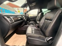 USED 2019 69 FORD RANGER 2.0 ECOBLUE WILDTRAK PICKUP DOUBLE CAB 4DR DIESEL AUTO 4WD EURO 6 (S/S) (213 PS) NAV NO VAT - VERY LOW MILEAGE - FULL SERVICE HISTORY - JUST BEEN SERVICED  - 2 KEYS - HPI CHECK ALL CLEAR  - ULEZ / LEZ / CAZ COMPLIANT - STUNNING METALLIC WHITE PAINTWORK - WILDTRACK BODY STYLING - SAT NAV - CAR PLAY - ANDRIOD AUTO - REVERSE CAMERA - LEATHERS INTERIOR - CRUISE CONTROL - BI XENON HEADLIGHTS - ROLLER SHUTTER - HEATED MIRROR -  FINANCE AVAILABLE - ZERO DEPOSIT OFFERS - ALL VANS/CARS WELCOME IN PART-EXCHANGE, ANY AGE, ANY MILEAGE, ANY CONDITION
