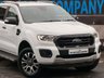 USED 2019 69 FORD RANGER 2.0 ECOBLUE WILDTRAK PICKUP DOUBLE CAB 4DR DIESEL AUTO 4WD EURO 6 (S/S) (213 PS) NAV NO VAT - VERY LOW MILEAGE - FULL SERVICE HISTORY - JUST BEEN SERVICED  - 2 KEYS - HPI CHECK ALL CLEAR  - ULEZ / LEZ / CAZ COMPLIANT - STUNNING METALLIC WHITE PAINTWORK - WILDTRACK BODY STYLING - SAT NAV - CAR PLAY - ANDRIOD AUTO - REVERSE CAMERA - LEATHERS INTERIOR - CRUISE CONTROL - BI XENON HEADLIGHTS - ROLLER SHUTTER - HEATED MIRROR -  FINANCE AVAILABLE - ZERO DEPOSIT OFFERS - ALL VANS/CARS WELCOME IN PART-EXCHANGE, ANY AGE, ANY MILEAGE, ANY CONDITION