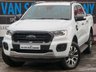 USED 2019 69 FORD RANGER 2.0 ECOBLUE WILDTRAK PICKUP DOUBLE CAB 4DR DIESEL AUTO 4WD EURO 6 (S/S) (213 PS) NAV NO VAT - VERY LOW MILEAGE - FULL SERVICE HISTORY - JUST BEEN SERVICED  - 2 KEYS - HPI CHECK ALL CLEAR  - ULEZ / LEZ / CAZ COMPLIANT - STUNNING METALLIC WHITE PAINTWORK - WILDTRACK BODY STYLING - SAT NAV - CAR PLAY - ANDRIOD AUTO - REVERSE CAMERA - LEATHERS INTERIOR - CRUISE CONTROL - BI XENON HEADLIGHTS - ROLLER SHUTTER - HEATED MIRROR -  FINANCE AVAILABLE - ZERO DEPOSIT OFFERS - ALL VANS/CARS WELCOME IN PART-EXCHANGE, ANY AGE, ANY MILEAGE, ANY CONDITION