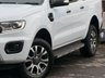 USED 2019 69 FORD RANGER 2.0 ECOBLUE WILDTRAK PICKUP DOUBLE CAB 4DR DIESEL AUTO 4WD EURO 6 (S/S) (213 PS) NAV NO VAT - VERY LOW MILEAGE - FULL SERVICE HISTORY - JUST BEEN SERVICED  - 2 KEYS - HPI CHECK ALL CLEAR  - ULEZ / LEZ / CAZ COMPLIANT - STUNNING METALLIC WHITE PAINTWORK - WILDTRACK BODY STYLING - SAT NAV - CAR PLAY - ANDRIOD AUTO - REVERSE CAMERA - LEATHERS INTERIOR - CRUISE CONTROL - BI XENON HEADLIGHTS - ROLLER SHUTTER - HEATED MIRROR -  FINANCE AVAILABLE - ZERO DEPOSIT OFFERS - ALL VANS/CARS WELCOME IN PART-EXCHANGE, ANY AGE, ANY MILEAGE, ANY CONDITION