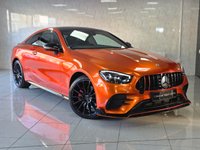 USED 2023 73 MERCEDES-BENZ E-CLASS 2.0 E300dh MHEV AMG Line Night Edition (Premium Plus) Coupe 2dr Diesel Hybrid G-Tronic+ 4MATIC Euro 6 (s/s) (285 ps) WRAPPED IN PAPRIKA ORANGE