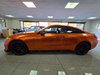 USED 2023 73 MERCEDES-BENZ E-CLASS 2.0 E300dh MHEV AMG Line Night Edition (Premium Plus) Coupe 2dr Diesel Hybrid G-Tronic+ 4MATIC Euro 6 (s/s) (285 ps) WRAPPED IN PAPRIKA ORANGE