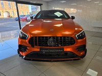 USED 2023 73 MERCEDES-BENZ E-CLASS 2.0 E300dh MHEV AMG Line Night Edition (Premium Plus) Coupe 2dr Diesel Hybrid G-Tronic+ 4MATIC Euro 6 (s/s) (285 ps) WRAPPED IN PAPRIKA ORANGE