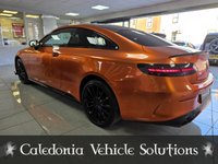 USED 2023 73 MERCEDES-BENZ E-CLASS 2.0 E300dh MHEV AMG Line Night Edition (Premium Plus) Coupe 2dr Diesel Hybrid G-Tronic+ 4MATIC Euro 6 (s/s) (285 ps) WRAPPED IN PAPRIKA ORANGE
