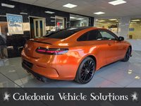 USED 2023 73 MERCEDES-BENZ E-CLASS 2.0 E300dh MHEV AMG Line Night Edition (Premium Plus) Coupe 2dr Diesel Hybrid G-Tronic+ 4MATIC Euro 6 (s/s) (285 ps) WRAPPED IN PAPRIKA ORANGE