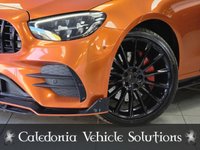 USED 2023 73 MERCEDES-BENZ E-CLASS 2.0 E300dh MHEV AMG Line Night Edition (Premium Plus) Coupe 2dr Diesel Hybrid G-Tronic+ 4MATIC Euro 6 (s/s) (285 ps) WRAPPED IN PAPRIKA ORANGE