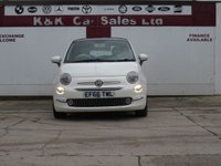 USED 2016 66 FIAT 500 1.2 Lounge Hatchback 3dr Petrol Dualogic Euro 6 (s/s) (69 bhp) 