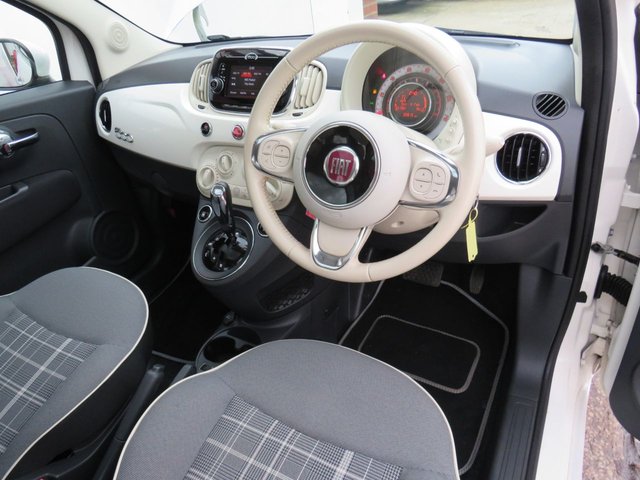 2016 FIAT 500 2016 1.2 Lounge Hatchback 3dr Petrol Dualogic Euro 6 (s/s) (69 bhp) - Photo 9