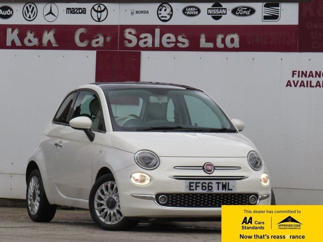 2016 FIAT 500 2016 1.2 Lounge Hatchback 3dr Petrol Dualogic Euro 6 (s/s) (69 bhp)