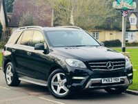 USED 2013 63 MERCEDES-BENZ M-CLASS 2.1 ML250 BlueTEC AMG Sport SUV 5dr Diesel G-Tronic 4WD Euro 6 (s/s) (204 ps) LOW MILES+LEATHER+SAT NAV+ULEZ