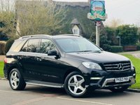 USED 2013 63 MERCEDES-BENZ M-CLASS 2.1 ML250 BlueTEC AMG Sport SUV 5dr Diesel G-Tronic 4WD Euro 6 (s/s) (204 ps) LOW MILES+LEATHER+SAT NAV+ULEZ